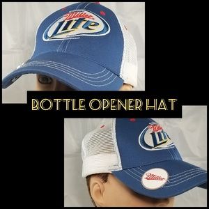 Miller Lite Logo Retro Brand Mesh Trucker Hat